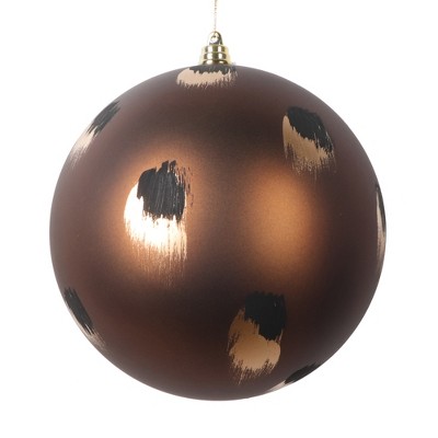 Vickerman 6" Matte Brush Strokes Ball Ornament