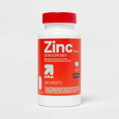 Zinc Dietary Supplement Caplets - 200ct - up&up™