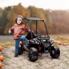 Aosom 12V Dual Motor Kids Electric Ride-on UTV Toy with MP3/USB Music Connection, Suspension, & Remote Control - 2 of 4