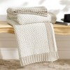 Amelie Home Chenille Honeycomb Knit Throw Blanket, Reversible Cozy Decorative Blanket, Lightweight Soft Warmth with Modern Textured Style - 4 of 4