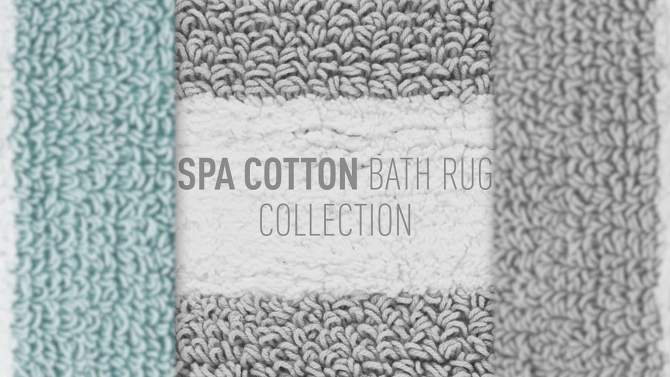 Spa Cotton Reversible Bath Rug, 2 of 8, play video