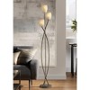 Franklin Iron Works Vierra Trio Farmhouse Rustic 68" Tall Standing Floor Lamp Tree 3-Light Foot Switch Brown Metal Copper Bronze Finish Living Room - 2 of 4