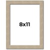 PosterPalooza | 8x11 Thin Barnwood Picture Frame, UV Acrylic, 2 Finishes - Grey and Black - 2 of 4