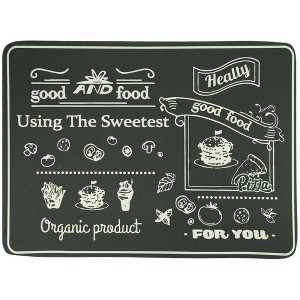 Unique Bargains Delicious Food Dish Drying Mat 15.75"x11.81" - 1 of 4