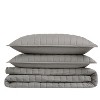 Brooklyn Loom 3pc Oversized Percale Quilt Set - 2 of 4