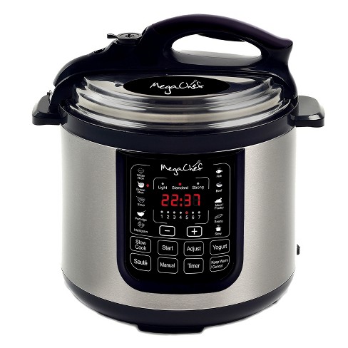 Iris Usa 3 Qt. 8-in-1 Multi-function Easy Healthy Pressure Cooker With  Waterless Cooking Function : Target