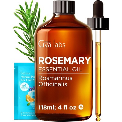 Rosemary Essential Oil (4 Fl Oz / 118 ml) -Gya LabsRosemary Oil for Hair, Scalp