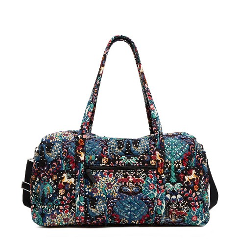 Vera Bradley Women's Cotton Large Travel Duffel Bag Enchantment : Target