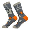 Crazy Dog T-Shirts Men's I Own You Coffee Socks Funny Caffeine Addict Novelty Footwear - 2 of 4