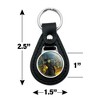 Wizard Of Oz Wicked Witch Character Black Leather Keychain - 4 of 4