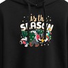 Women's - Disney - Tis The Season Cropped Graphic Hoodie - 2 of 3