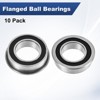 Unique Bargains Chrome Steel Durable Multipurpose High Precision Flanged Ball Bearing - 4 of 4