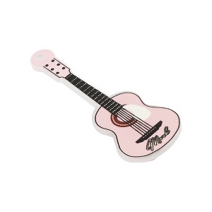 Unique Bargains Women's Elegant Guitar Hair Clips 2.32"x0.91"x0.39" Pink 1 Pc - 1 of 3