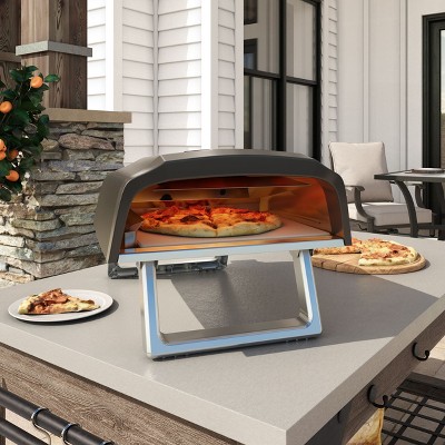 Commercial Chef 12" Portable Propane Gas Outdoor Pizza Oven