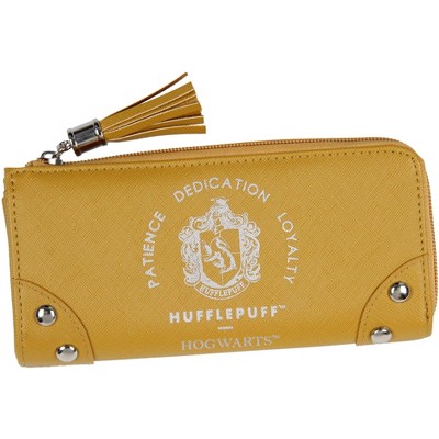 Harry Potter Wallet Hogwarts Hufflepuff Faux Leather Clutch Wallet For  Women Yellow : Target