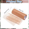 Unique Bargains Sheer Nylon Glitters Wave Mesh Decorative Ribbon Trim 6 Inch 10 Yards - 2 of 4