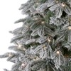 Nearly Natural 7-ft Flocked Colorado Mountain Fir Artificial Christmas Tree with 700 Warm White Microdot (Multifunction) - 3 of 4