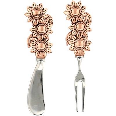 Pavilion Gift Company Floral - Charcuterie 2 Piece Utensil Set - Kitchen Utensil Sets — фото 6