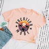 Simply Sage Market Women's Vacation Mode Circle Short Sleeve Relaxed Fit Cropped Tee - 3 of 4