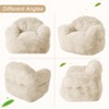 Bean Bag Chair Kids Bean Bag, Super Soft Foam Filled Bean Bag Couch with Armrest Cozy Floor Sofa Gaming Bean Bags for Home Indoor - 4 of 4