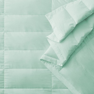 Ultra Lightweight Tencel Aqua Down Blanket with Satin Trim