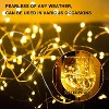 FAAYFIAN 6-Pack 7 ft 20-LED Battery Fairy Lights with Remote and Timer, Waterproof Silver Wire Starry String Lights - 4 of 4