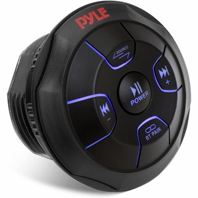 Pyle Wireless BT Audio Controller - Waterproof Marine Receiver Remote for Car, Truck, Boat, ATV, UTV, PowerSport Vehicles - 5.0 BT