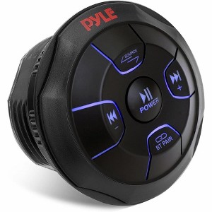 Pyle Wireless BT Audio Controller - Waterproof Marine Receiver Remote for Car, Truck, Boat, ATV, UTV, PowerSport Vehicles - 5.0 BT - 1 of 4