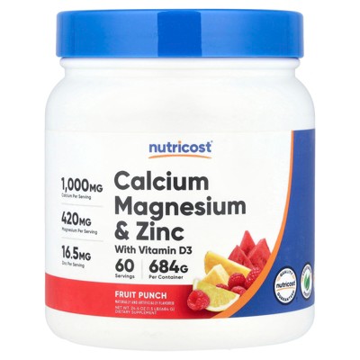 Nutricost Calcium Magnesium & Zinc with Vitamin D3, 24.4 oz (684 g)