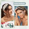 Unique Bargains Women's Color Block Satin Wide Headband 1.97" Width 1 Pc - 2 of 4