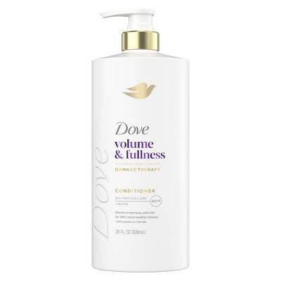 Dove Beauty Volume + Fullness Hair Conditioner Pump with Biotin & Bio-Protein Care - 28 fl oz