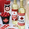 Big Dot of Happiness Canada Day - Canadian Party Decorations for Women and Men - Wine Bottle Label Stickers - Set of 4 - 2 of 4