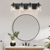 KWPZQEB Bathroom Wall Sconce, Modern Vanity Light Fixtures w/ Glass Shade, Vanity Light Fixtures Over Mirror for Bathroom, Hallway, Stairwell - 2 of 4