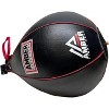 AmberFight Gear Leather Speed Bag – Genuine leather, reinforced seams, fast rebound; ideal for boxing, MMA & Muay Thai training, reflex, endurance. - 3 of 4