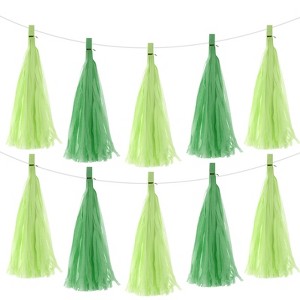 Unique Bargains Party Decoration Reusable Strong Rope Tassel Garland Banner 20 Pcs - 1 of 4