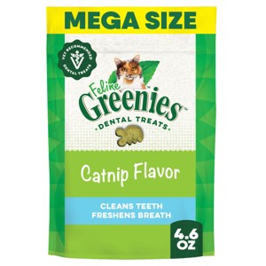 Greenies Catnip Flavor Dental Cat Treats - 1 of 4