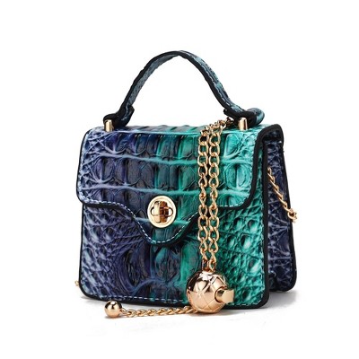 MKF Collection River Gradient Rainbow Women’s Mini Crossbody Bag by Mia K