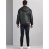 Lars Amadeus Men's Winter Zipper Lightweight Warm Padded Hooded Puffer Jackets - 3 of 4