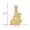 Black Bow Jewelry 10k Yellow Gold Texas at El Paso Miners NCAA Small Pendant - 2 of 3