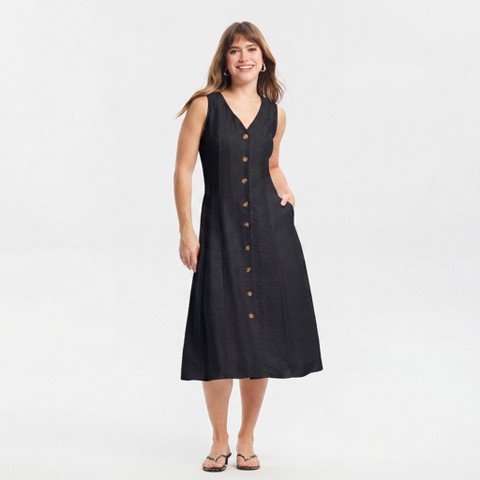 Женские платья A New Day Women's Button-Front Midi Dress - A New Day™ White M