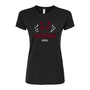 Women's - Pokémon - Jigglypuff On Staff Fitted Graphic T-Shirt - 1 of 3