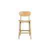 Boraam Solvang Wood Bar Stool Natural - 3 of 4