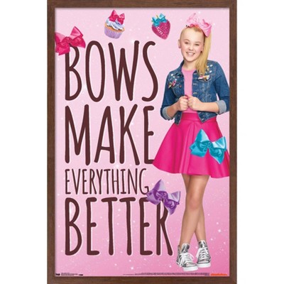 Trends International JoJo Siwa - Bows Framed Wall Poster Prints