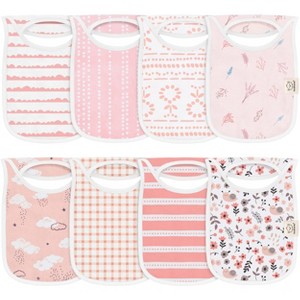 KeaBabies 8-Pack Hallo Baby Drool Bibs , Baby Bibs for Boys, Girls, Pull-on Bibs for Baby Boy, Baby Girl, Baby Bib Unisex - 1 of 4