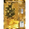 FAAYFIAN 3-Pack 78 ft 240-LED Battery Fairy Lights, Warm White Waterproof String Lights With 8 Modes and Timer - 2 of 4