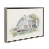 18" x 24" Sylvie Barn 1 Framed Canvas by Patricia Shaw Gray - Kate & Laurel All Things Decor: Modern Cityscape Art, Plastic Frame - 2 of 4