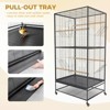 Large Bird Cage with Rolling Stand for Parrots Conures Lovebird Cockatiel Parakeets - 4 of 4