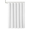 VYNXARIA 72*72"Modern contemporary shower curtain in solid color,White - 2 of 4