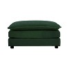 35'' Chenille Fabric Ottomans Footrest to Combine with 2 Seater Sofa, 3 Seater Sofa and 4 Seater Sofa, Green - 4 of 4