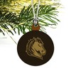 Southwest Minnesota State University Primary Logo Mini Small Tiny Wood Christmas Tree Holiday Ornament - 3 of 4